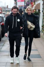 OLIVIA ATTWOOD and Bradley Dack Out for Lunch in Hale 12/20/2019