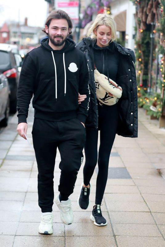 OLIVIA ATTWOOD and Bradley Dack Out for Lunch in Hale 12/20/2019