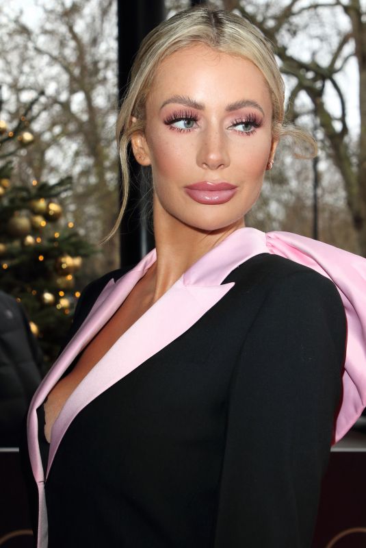 OLIVIA ATTWOOD Arrives at Tric Christmas Charity Lunch in London 12/10/2019