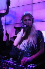 PARIS HILTON DJing at Wall Lounge at W Hotel South Beach in Miam 12/06/2019
