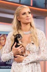 PARIS HILTON on the Set of Despierta America at Univision Studios in Miami 12/05/2019