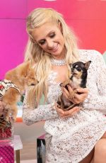 PARIS HILTON on the Set of Despierta America at Univision Studios in Miami 12/05/2019