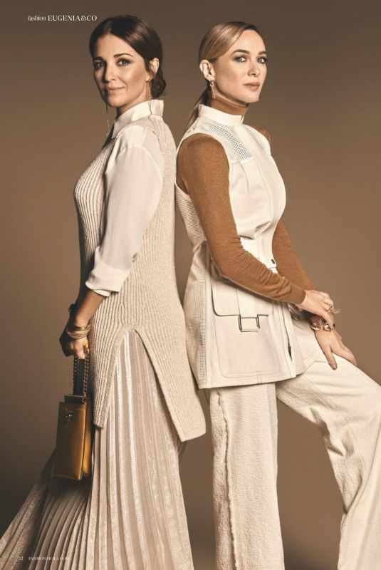 PAULA ECHEVARRIA and MARTA HAZAS in Hola Fashion Magazine, January 2020