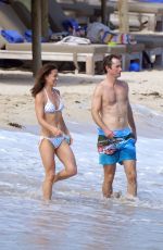 PIPPA MIDDLETON in Bikini at a Beach in Saint Barthelemy 12/25/2019