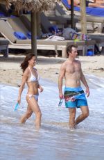 PIPPA MIDDLETON in Bikini at a Beach in Saint Barthelemy 12/25/2019