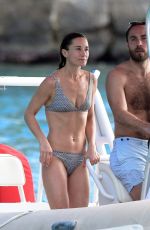 PIPPA MIMDDLETON in Bikini at a Boat in St. Barths 12/30/2019