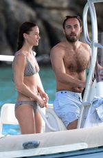 PIPPA MIMDDLETON in Bikini at a Boat in St. Barths 12/30/2019