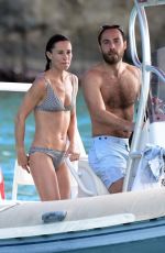 PIPPA MIMDDLETON in Bikini at a Boat in St. Barths 12/30/2019