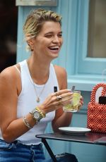 PIXIE GELDOF Out in London 12/18/2019