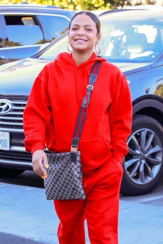 Pregnant CHRISTINA MILIAN at Her Beignet Box in Los Angeles 12/15/2019