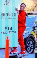 Pregnant CHRISTINA MILIAN at Her Beignet Box in Los Angeles 12/15/2019