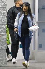 Pregnant CHRISTINA MILIAN Leaves Skateland in Northridge 12/21/2019