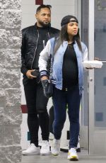 Pregnant CHRISTINA MILIAN Leaves Skateland in Northridge 12/21/2019