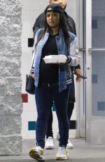 Pregnant CHRISTINA MILIAN Leaves Skateland in Northridge 12/21/2019