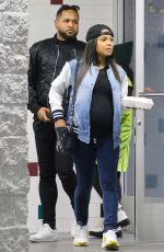 Pregnant CHRISTINA MILIAN Leaves Skateland in Northridge 12/21/2019