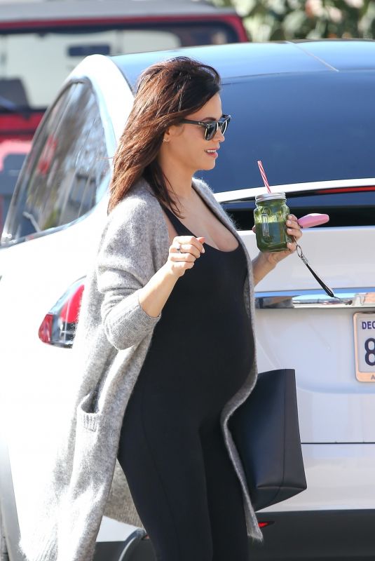 Pregnant JENNA DEWAN Out and About in Los Angeles 12/27/2019