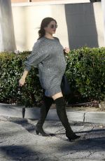 Pregnant JENNA DEWAN Out in Los Angeles 12/15/2019