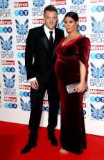 Pregnant REBEKAH VARDY at Mirror Pride of Sport Awards in London 12/05/2019