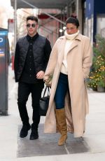 PRIYANKA CHOPRA and Nick Jonas Out for Lunch in New York 12/22/2019