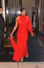 PRIYANKA CHOPRA Heading to Unicef Snowflake Ball in New York 12/03/2019