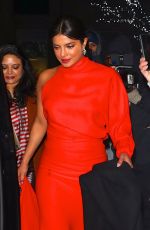 PRIYANKA CHOPRA Heading to Unicef Snowflake Ball in New York 12/03/2019