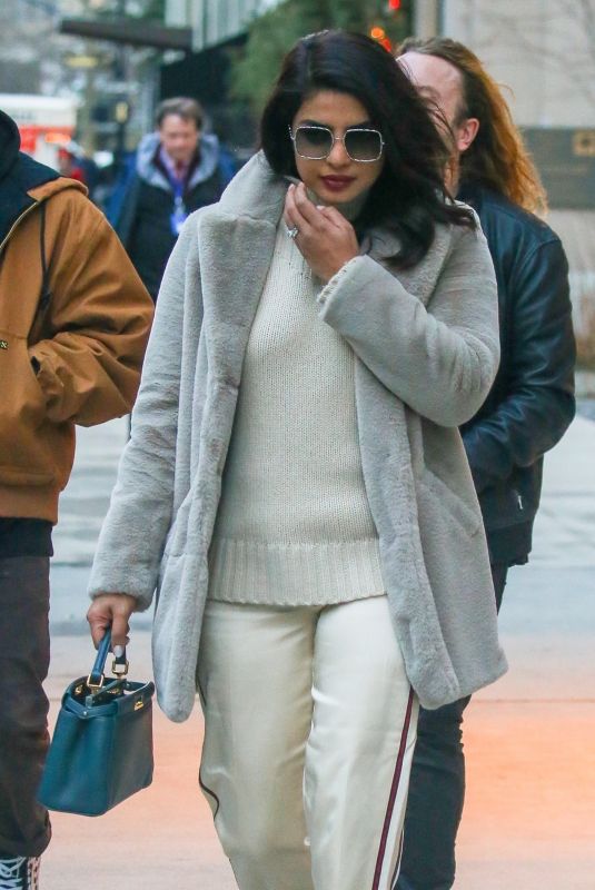 PRIYANKA CHOPRA Out and About in in New York 12/20/2019
