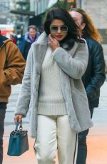 PRIYANKA CHOPRA Out and About in in New York 12/20/2019