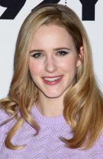 RACHEL BROSNAHAN at 92Y Speaker Series in New York 12/17/2019