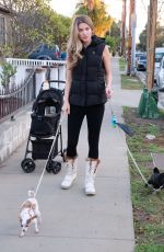 RACHEL MCCORD Out with Her Dogs in Los Angeles 12/04/2019