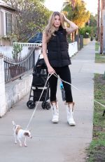 RACHEL MCCORD Out with Her Dogs in Los Angeles 12/04/2019