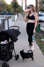 RACHEL MCCORD Out with Her Dogs in Los Angeles 12/04/2019