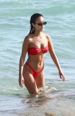 RACQUEL NATASHA in Bikini at a Beach in Miami 11/12/2019