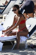 RACQUEL NATASHA in Bikini at a Beach in Miami 11/12/2019