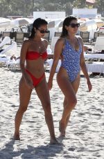 RACQUEL NATASHA in Bikini at a Beach in Miami 11/12/2019
