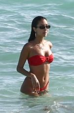 RACQUEL NATASHA in Bikini at a Beach in Miami 11/12/2019