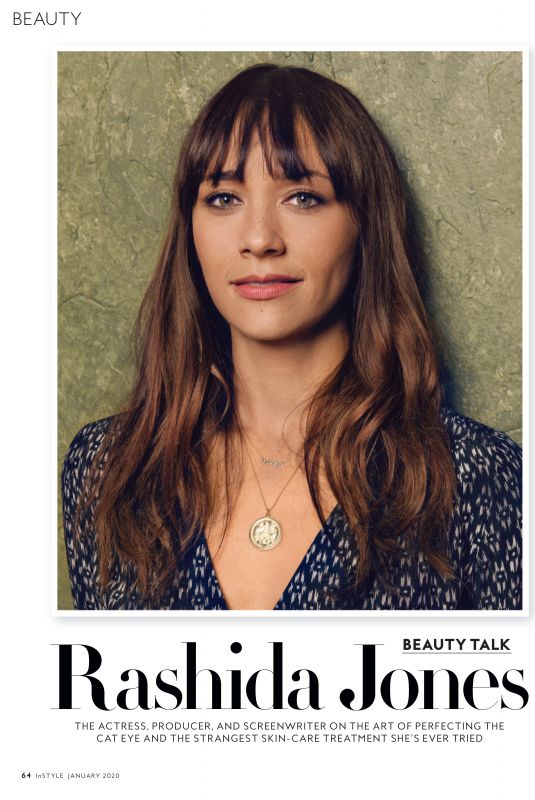 RASHIDA JONES in Instyle Magazine, Spain January 2020