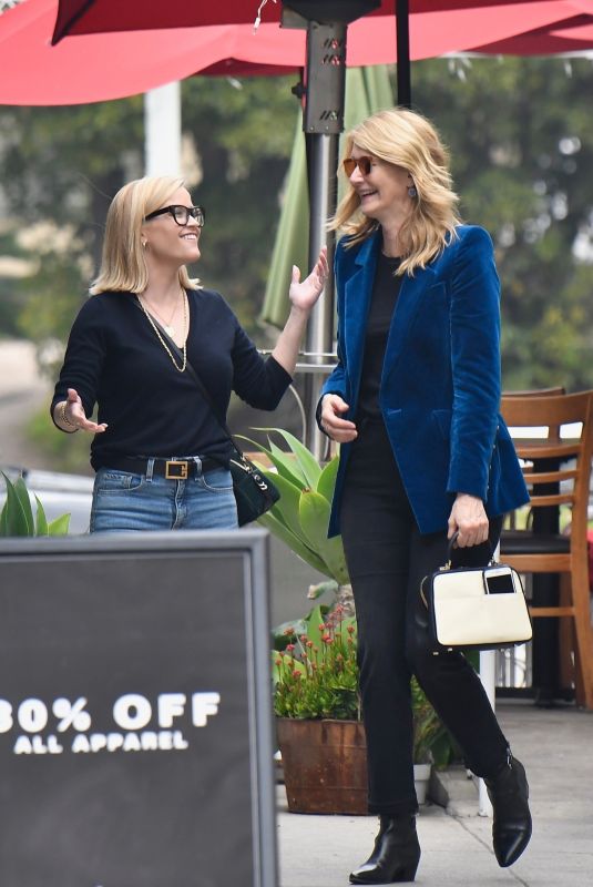 REESE WITHERSPOON and LAURA DERN Out in Brentwood 12/13/2019