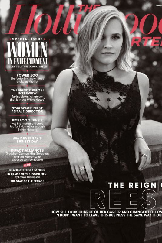 REESE WITHERSPOON in The Hollywood Reporter Magazine, December 2019