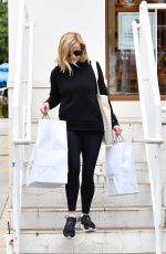 REESE WITHERSPOON Out with her Dog Pepper in Brentwood 12/08/2019