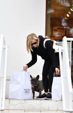 REESE WITHERSPOON Out with her Dog Pepper in Brentwood 12/08/2019