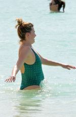 RHEA DURHAM in Swimsuit on the Beach in Barbados 12/28/2019