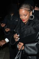 RIHANNA Arrives at Giorgio Armani