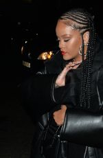 RIHANNA Arrives at Giorgio Armani