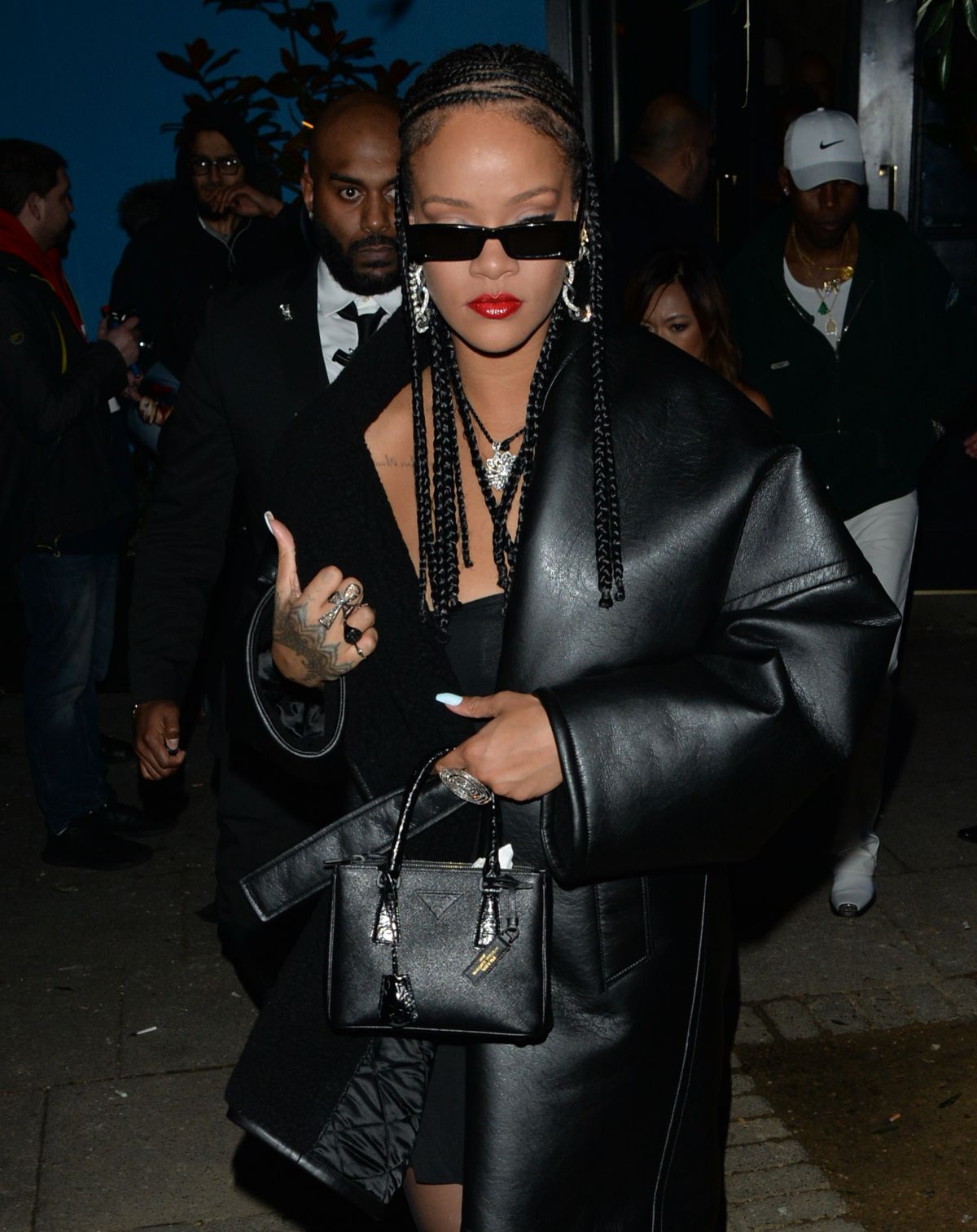 RIHANNA Arrives at Giorgio Armani’s Fashion Awards After-party in ...