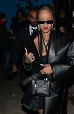 RIHANNA Arrives at Giorgio Armani