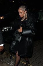 RIHANNA Arrives at Giorgio Armani