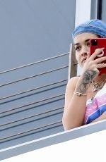 RITA ORA and Vas J Morgan on Vacation in Miami 12/19/2019