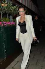 RITA ORA Arrives at Giorgio Armani