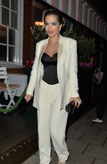 RITA ORA Arrives at Giorgio Armani