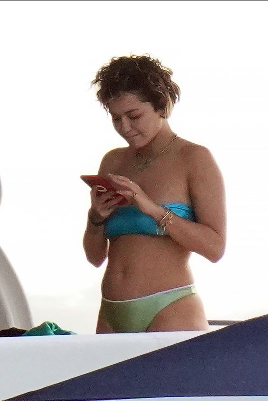 RITA ORA in Bikini on a Boat 12/20/2019